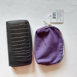 Bundle Women's Wallet And Cosmetic Bag